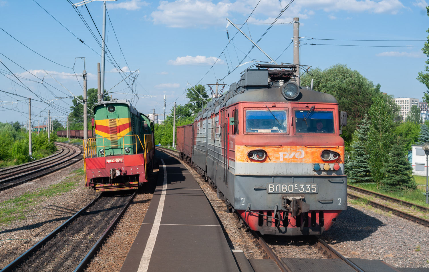 ЧМЭ3-6036; ВЛ80С-335