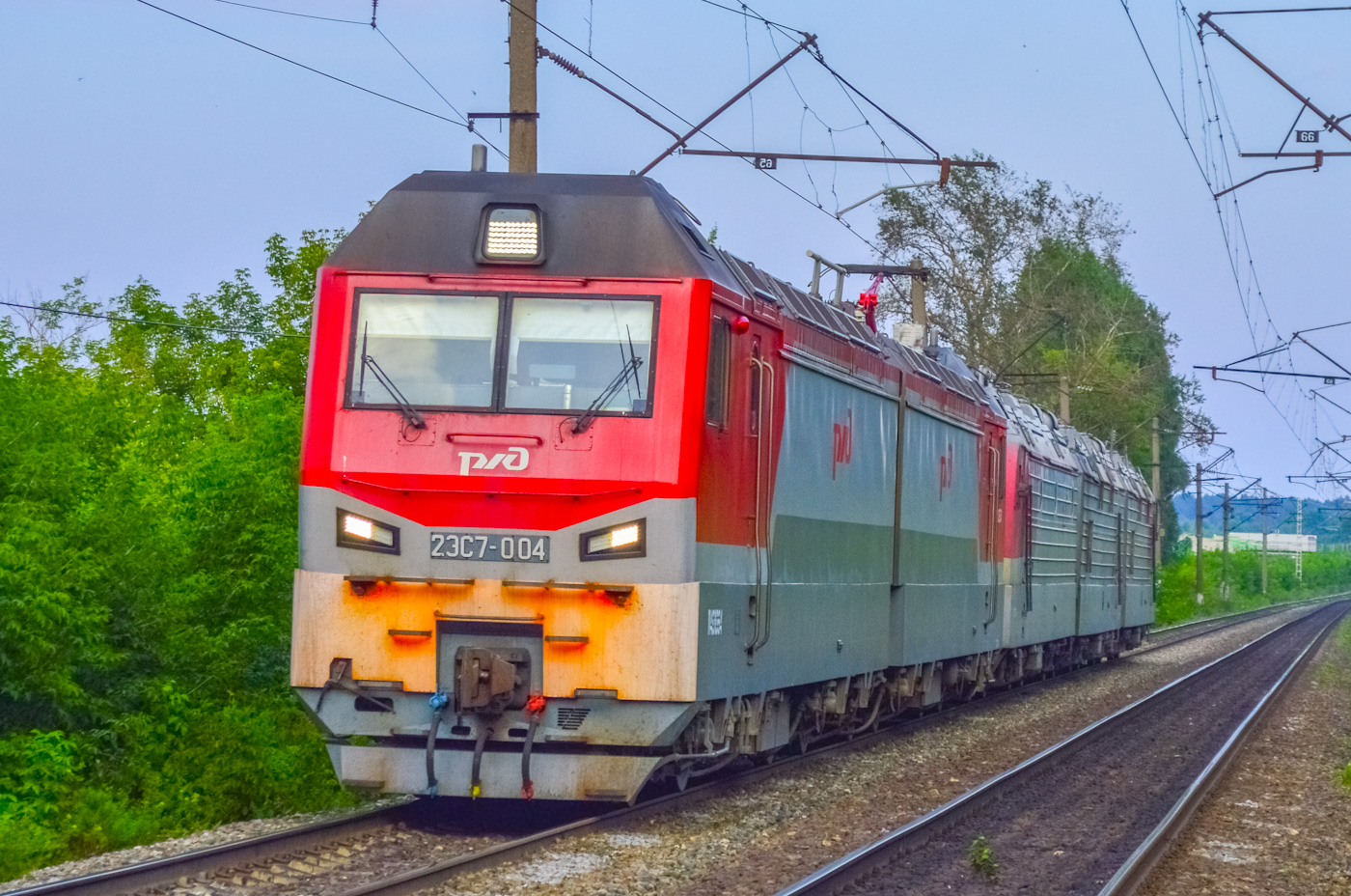2ЭС7-004; 3ЭС5К-064